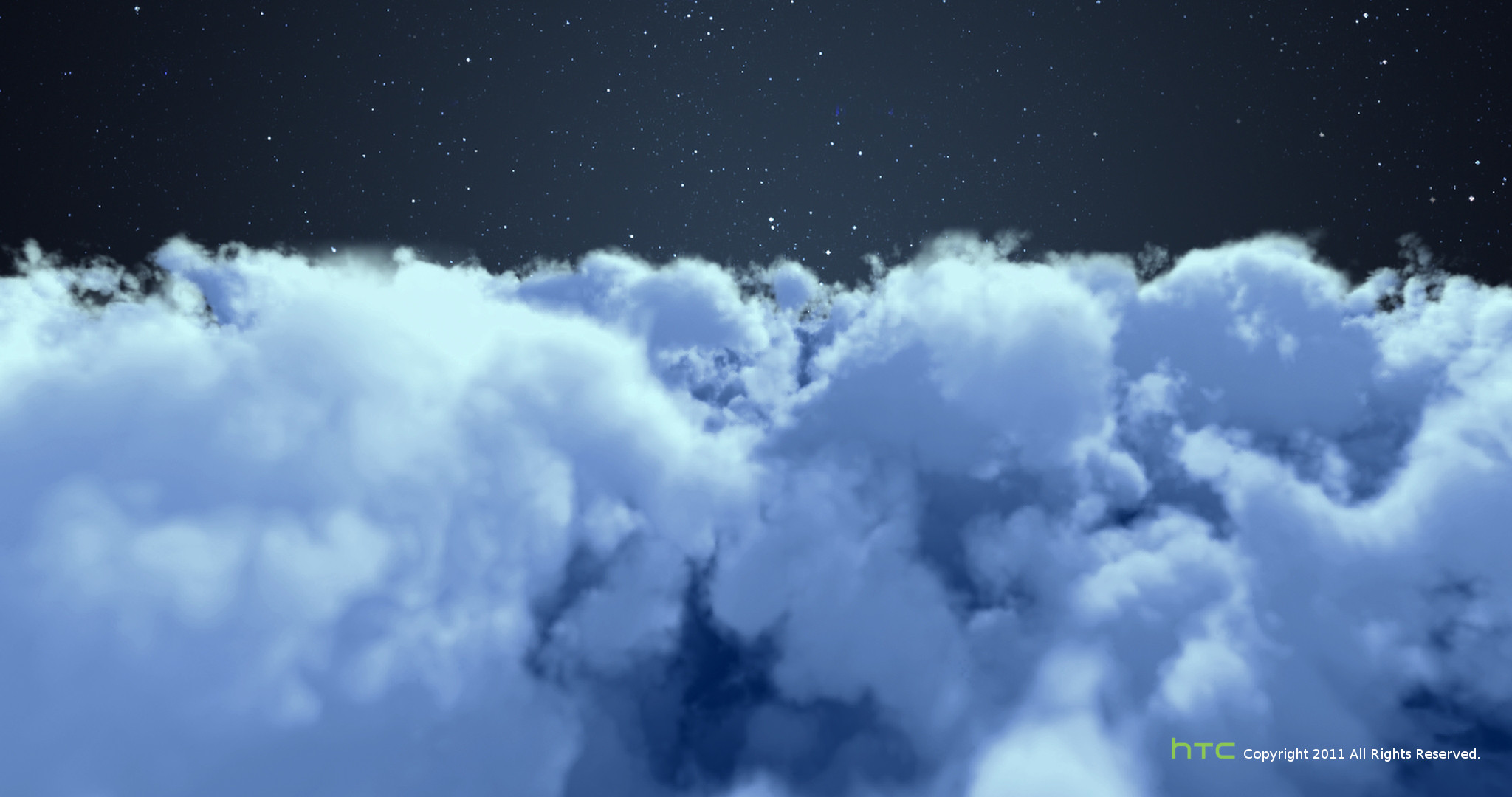 HTC mobile phone - Weather animation video ( cloudy-Night ). Click to view large image.